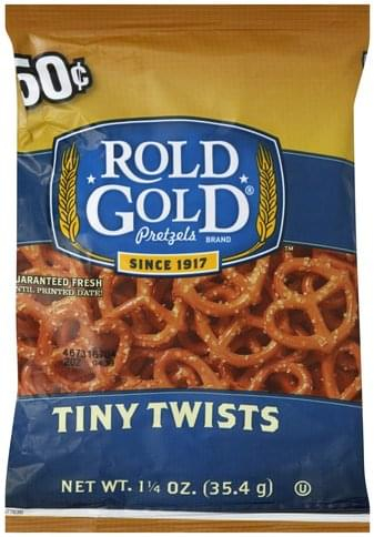Rold Gold Tiny Twists Pretzels 1 25 Oz Nutrition Information Innit