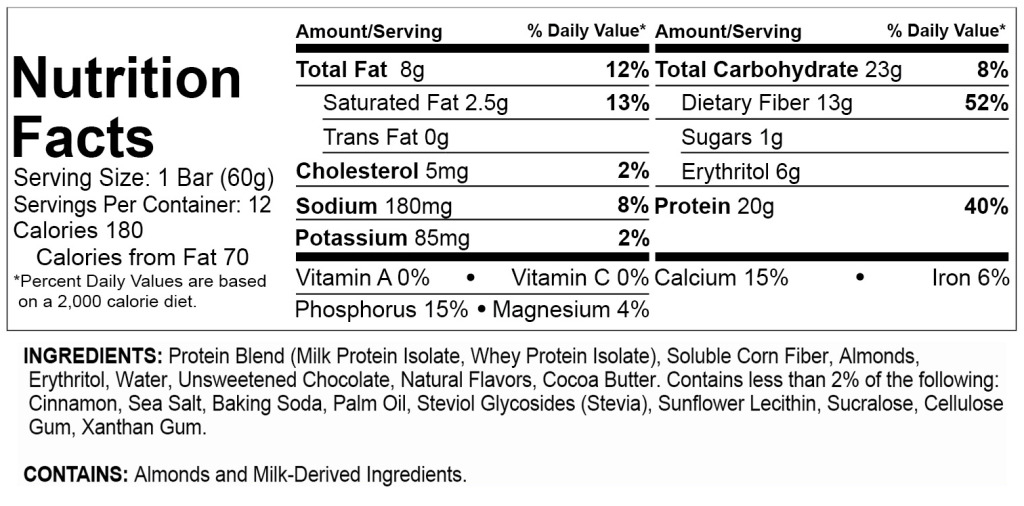 S 39 MORES Quest Nutrition Protein Bar Nutritional Information Quest Blog