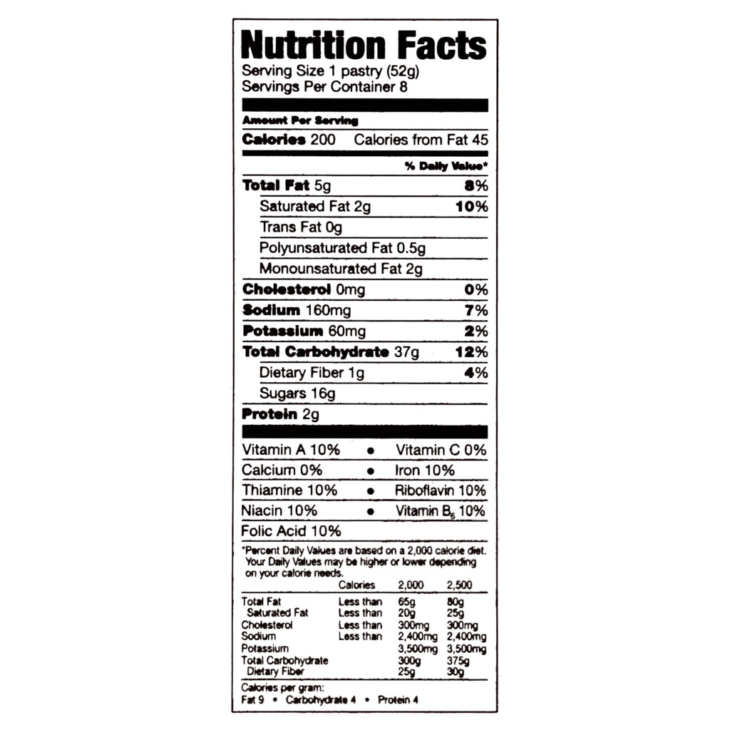 S Mores Pop Tart Nutrition Facts Besto Blog