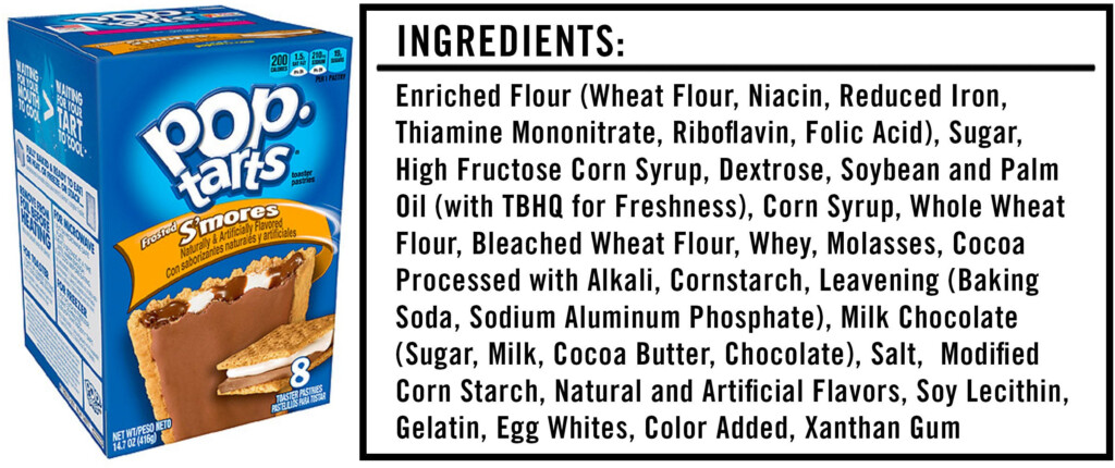 S Mores Pop Tart Nutrition Label Dobbinsmaurice