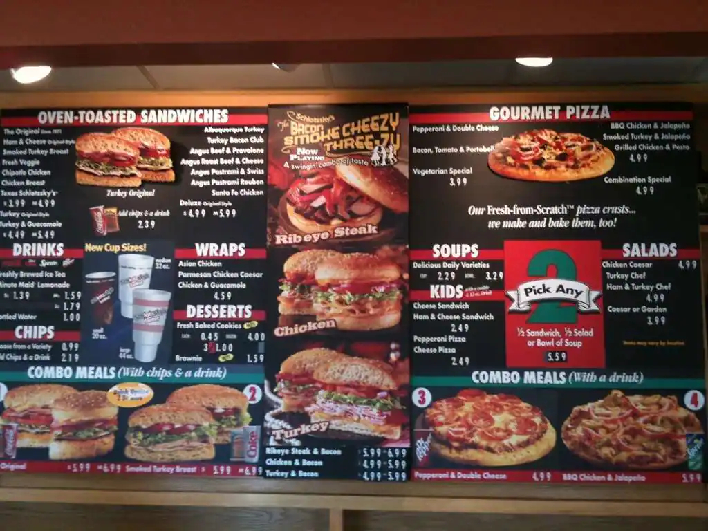 Schlotzsky 39 s Printable Menu