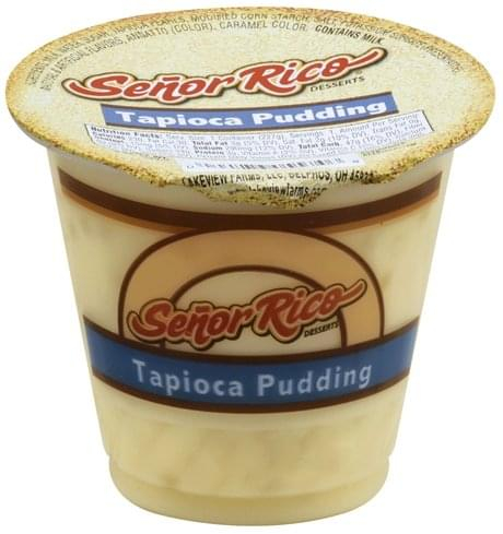 Senor Rico Tapioca Pudding 8 Oz Nutrition Information Innit
