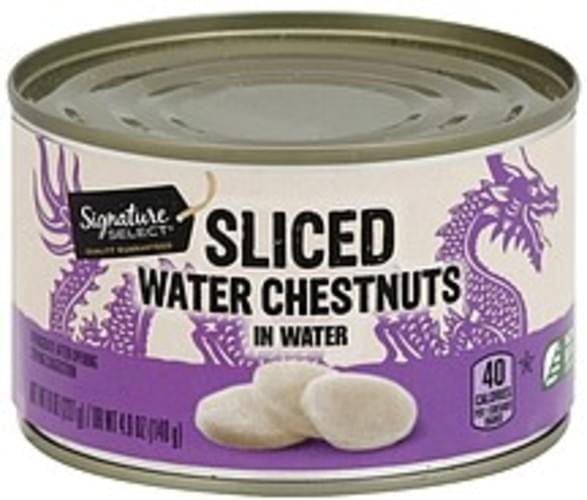 Signature Sliced Water Chestnuts 8 Oz Nutrition Information Innit