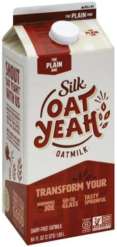 Silk Dairy free OatMilk 64 Oz Nutrition Information Innit