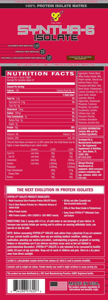 Syntha 6 Nutritional Value Besto Blog