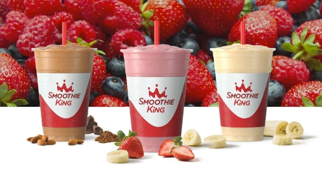 The Smoothie King Menu Smoothie King