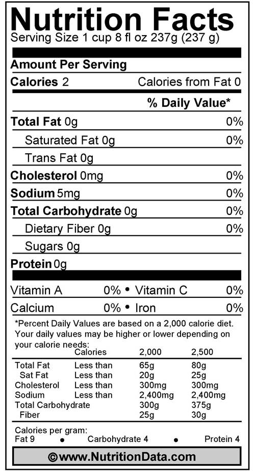 Tim Hortons Coffee Nutritional Information Nutrition Ftempo