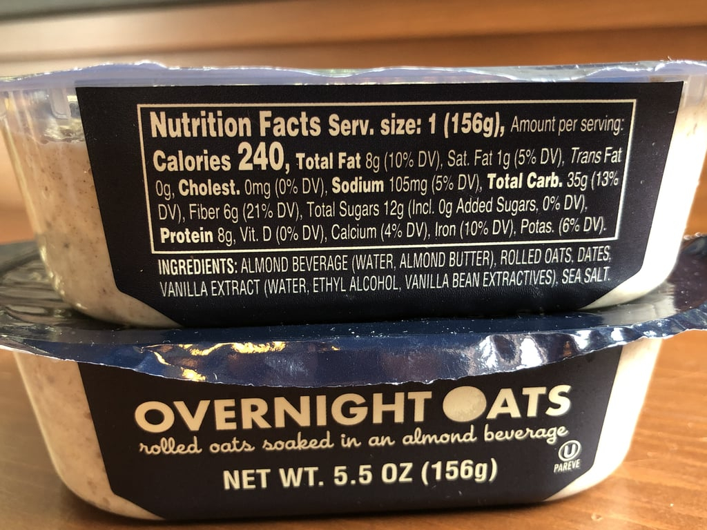 Trader Joe 39 s Vanilla Overnight Oats Nutritional Information Trader 