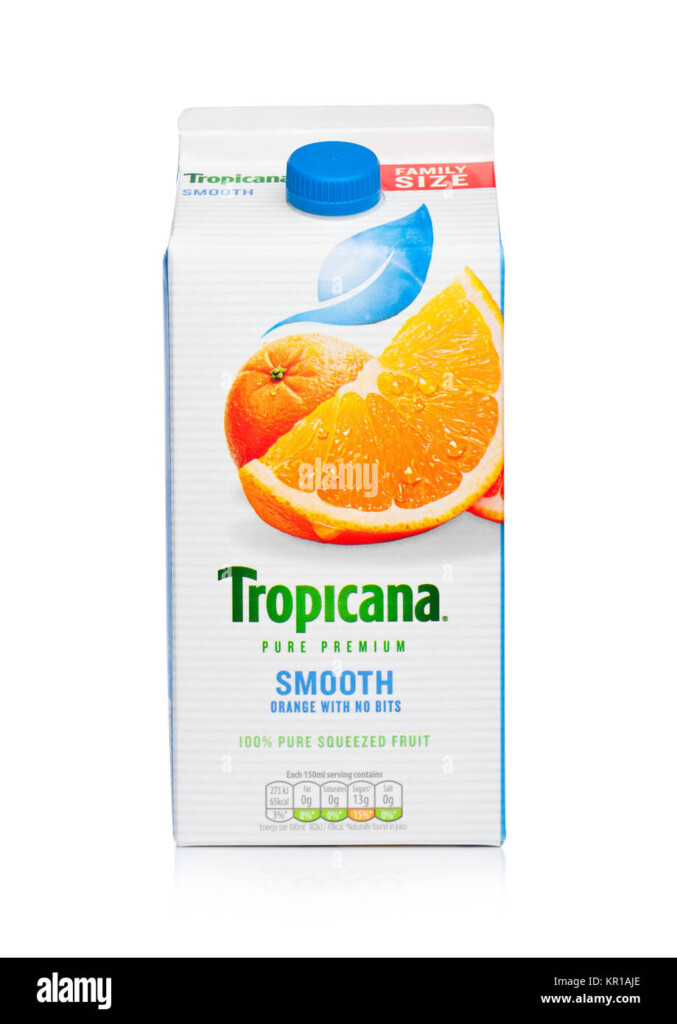 Tropicana Orange Juice Uk Nutritional Information Nutrition Ftempo