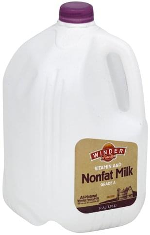 Winder Farms Nonfat Milk 1 Gl Nutrition Information Innit