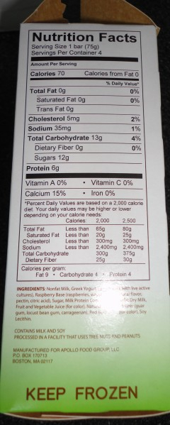 Yasso Frozen Yogurt Nutritional Information Besto Blog